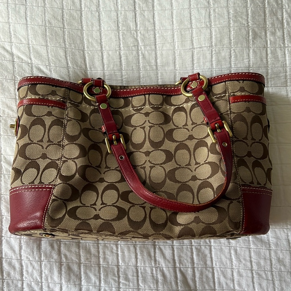 Coach Canvas Tote Bag